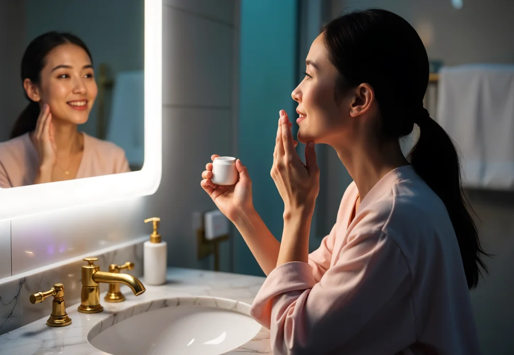 led anti fog bathroom mirror